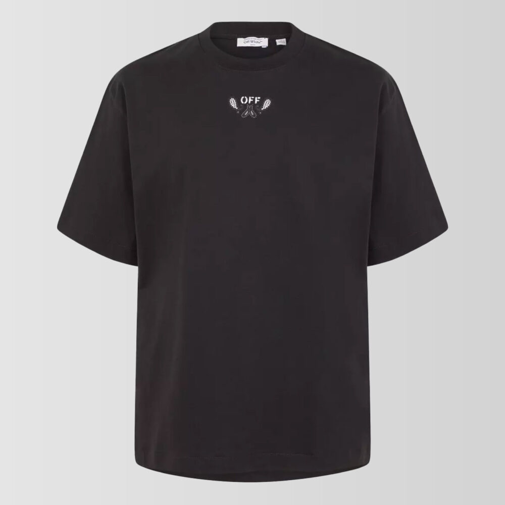 Men's Upside Down Back Print Regular Fit T-Shirt